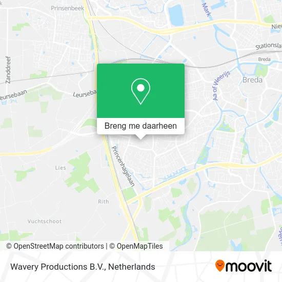 Wavery Productions B.V. kaart