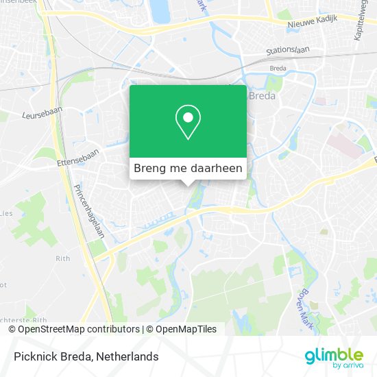 Picknick Breda kaart
