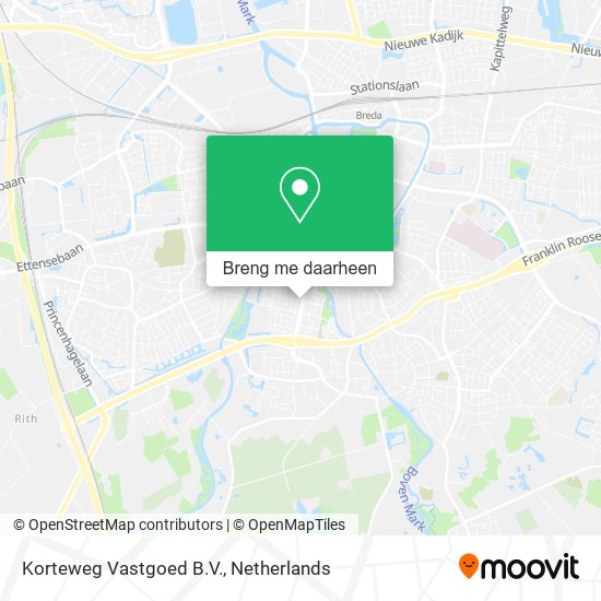 Korteweg Vastgoed B.V. kaart