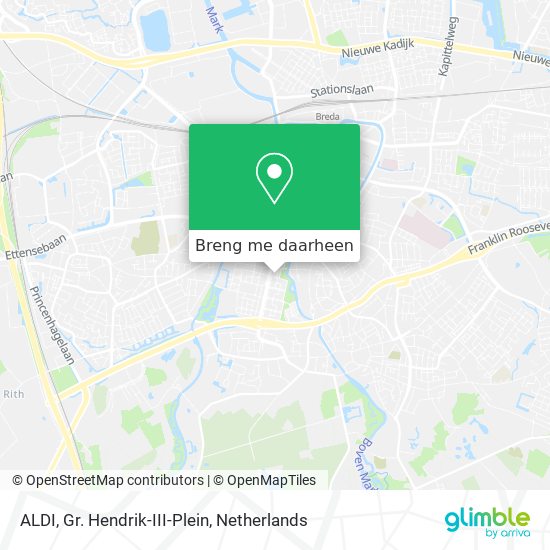 ALDI, Gr. Hendrik-III-Plein kaart