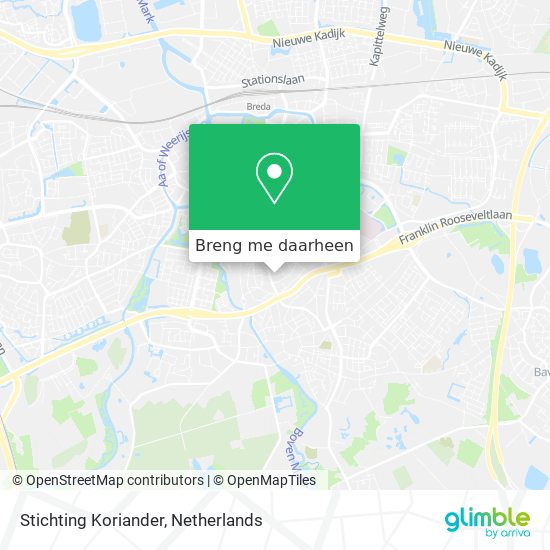 Stichting Koriander kaart