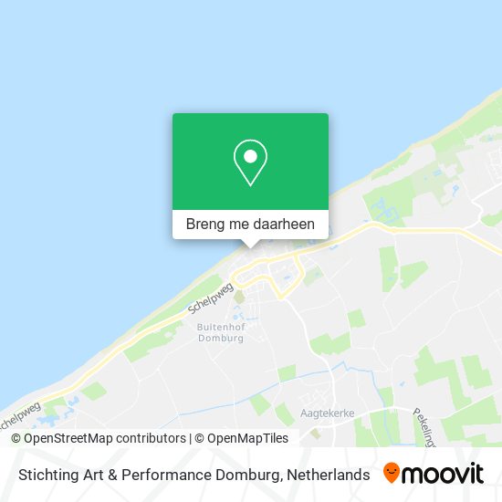 Stichting Art & Performance Domburg kaart