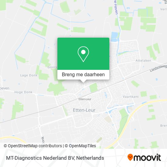 MT-Diagnostics Nederland BV kaart