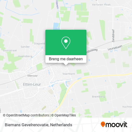 Biemans Gevelrenovatie kaart