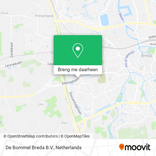 De Bommel Breda B.V. kaart