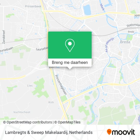 Lambregts & Sweep Makelaardij kaart