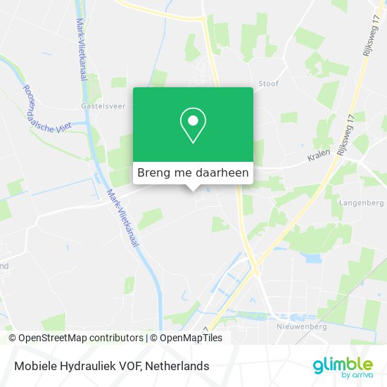 Mobiele Hydrauliek VOF kaart