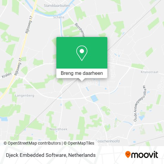 Djeck Embedded Software kaart