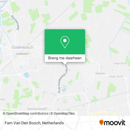 Fam Van Den Bosch kaart