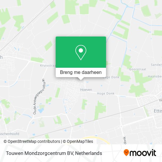 Touwen Mondzorgcentrum BV kaart