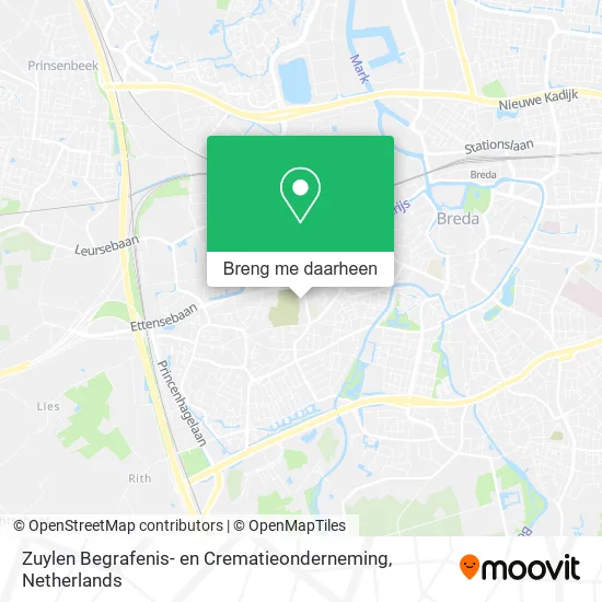 Zuylen Begrafenis- en Crematieonderneming kaart
