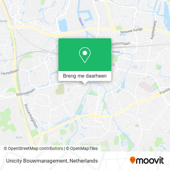 Unicity Bouwmanagement kaart
