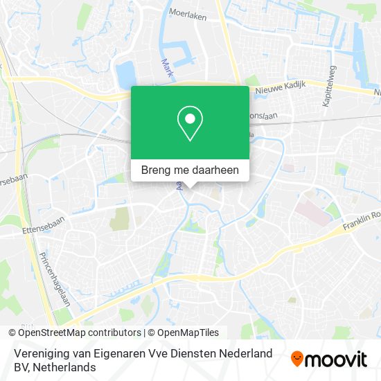 Vereniging van Eigenaren Vve Diensten Nederland BV kaart