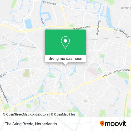 The Sting Breda kaart