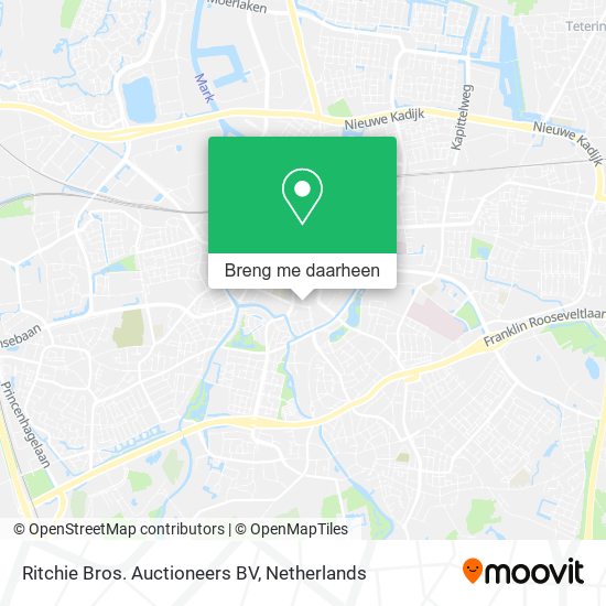 Ritchie Bros. Auctioneers BV kaart