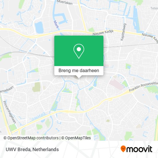 UWV Breda kaart