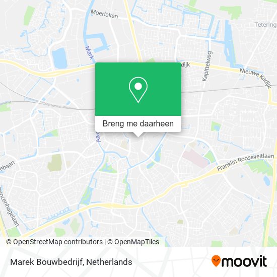 Marek Bouwbedrijf kaart
