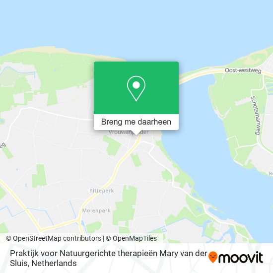 Praktijk voor Natuurgerichte therapieën Mary van der Sluis kaart