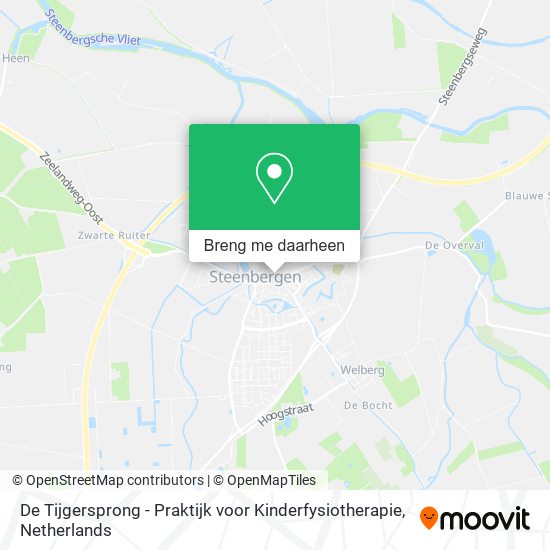 De Tijgersprong - Praktijk voor Kinderfysiotherapie kaart