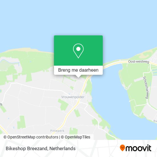 Bikeshop Breezand kaart