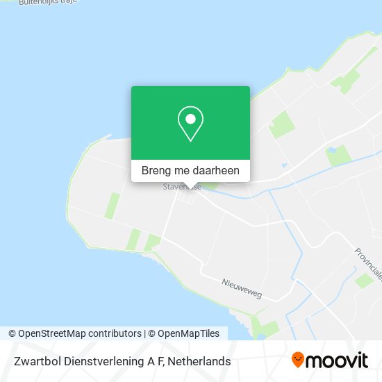 Zwartbol Dienstverlening A F kaart