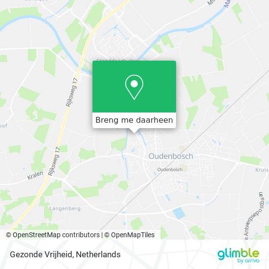 Gezonde Vrijheid kaart