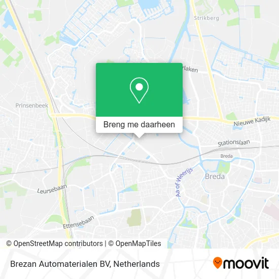Brezan Automaterialen BV kaart