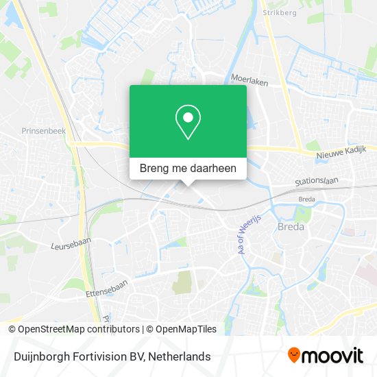 Duijnborgh Fortivision BV kaart