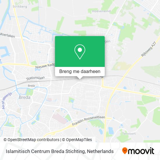 Islamitisch Centrum Breda Stichting kaart