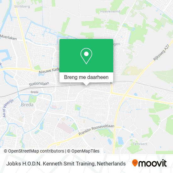 Jobks H.O.D.N. Kenneth Smit Training kaart