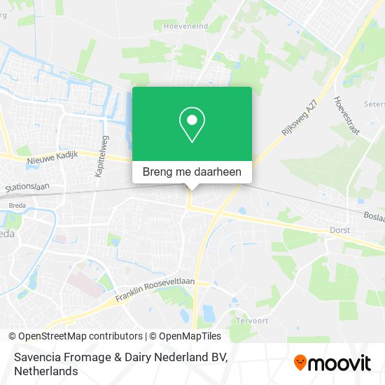 Savencia Fromage & Dairy Nederland BV kaart