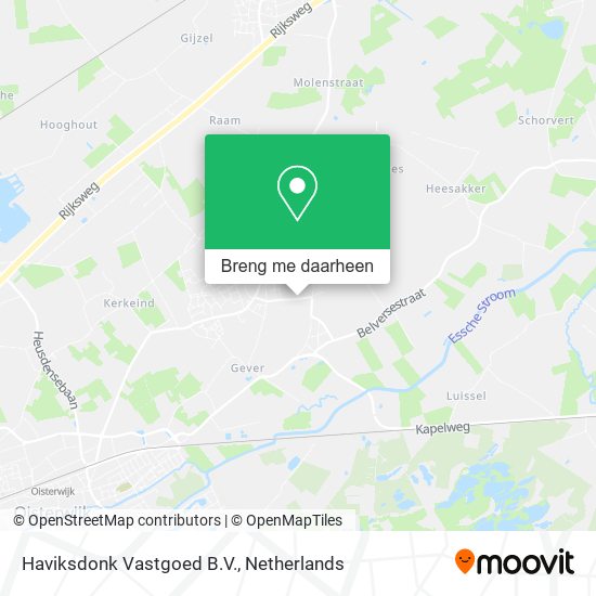Haviksdonk Vastgoed B.V. kaart