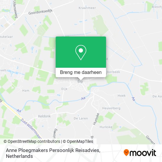 Anne Ploegmakers Persoonlijk Reisadvies kaart