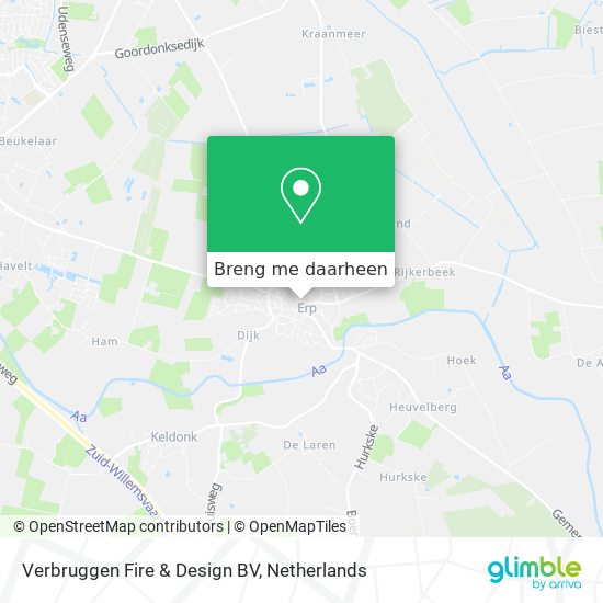 Verbruggen Fire & Design BV kaart