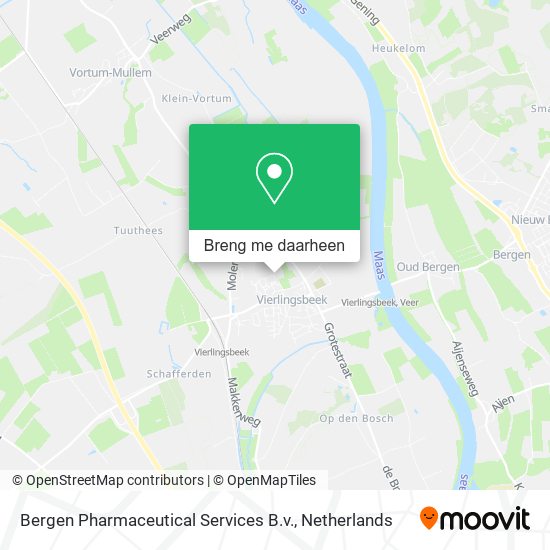 Bergen Pharmaceutical Services B.v. kaart