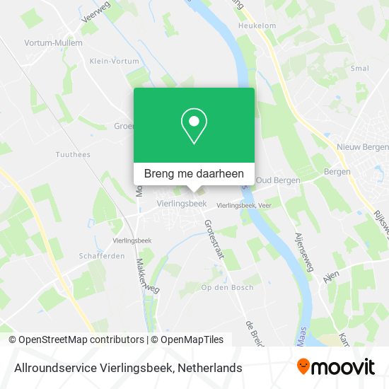 Allroundservice Vierlingsbeek kaart