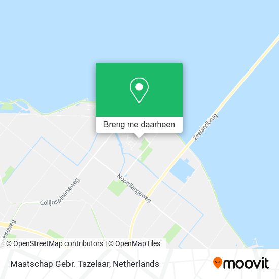 Maatschap Gebr. Tazelaar kaart