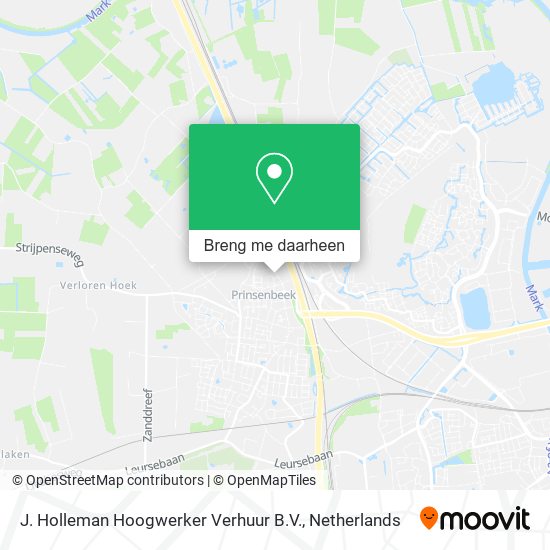 J. Holleman Hoogwerker Verhuur B.V. kaart