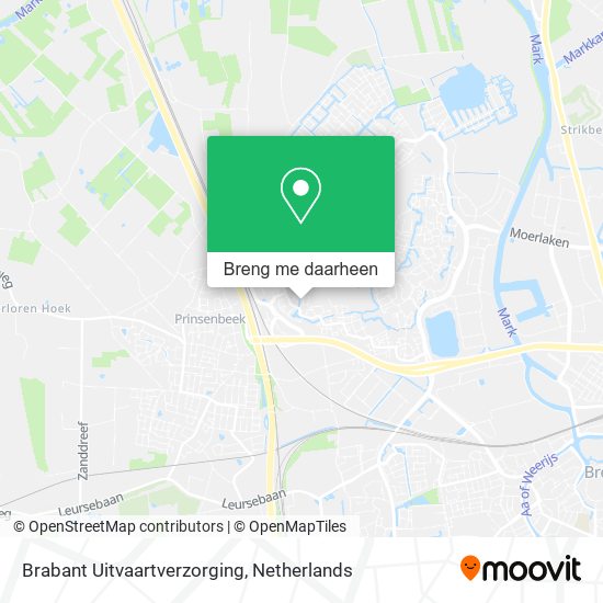 Brabant Uitvaartverzorging kaart