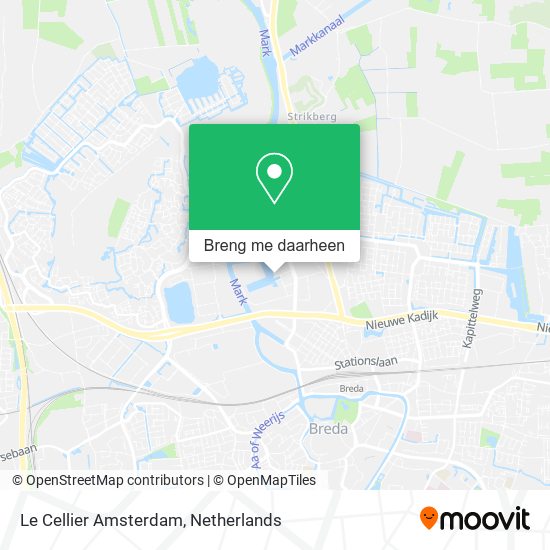 Le Cellier Amsterdam kaart