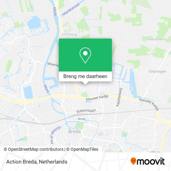 Action Breda kaart