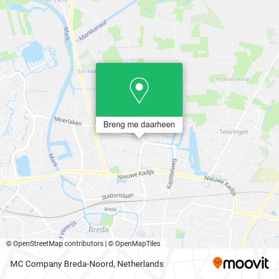 MC Company Breda-Noord kaart