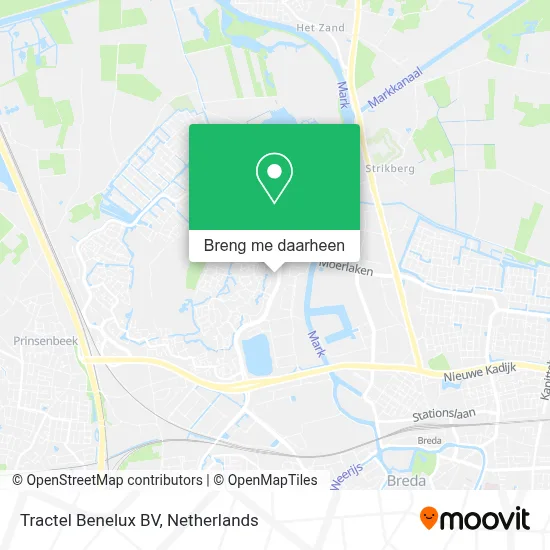 Tractel Benelux BV kaart