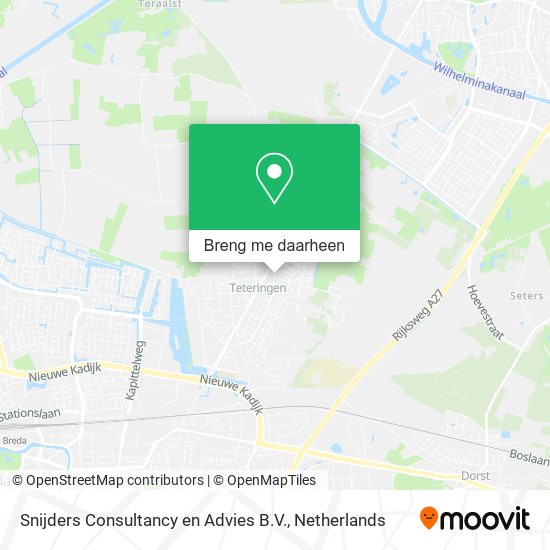 Snijders Consultancy en Advies B.V. kaart
