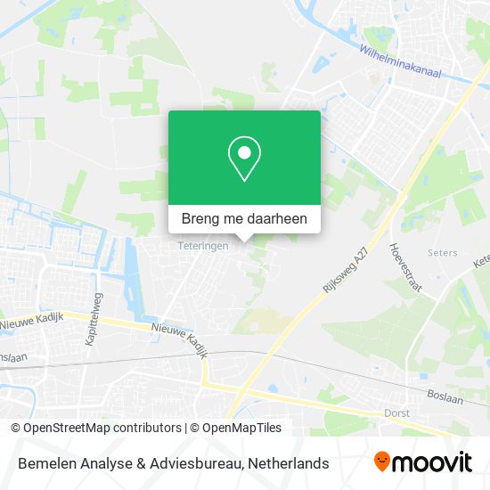 Bemelen Analyse & Adviesbureau kaart