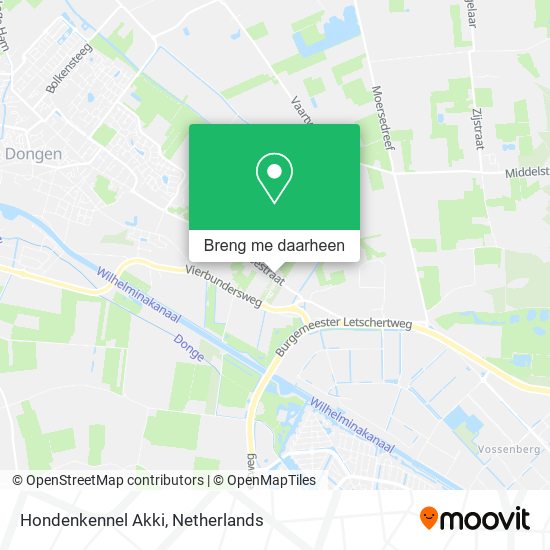Hondenkennel Akki kaart