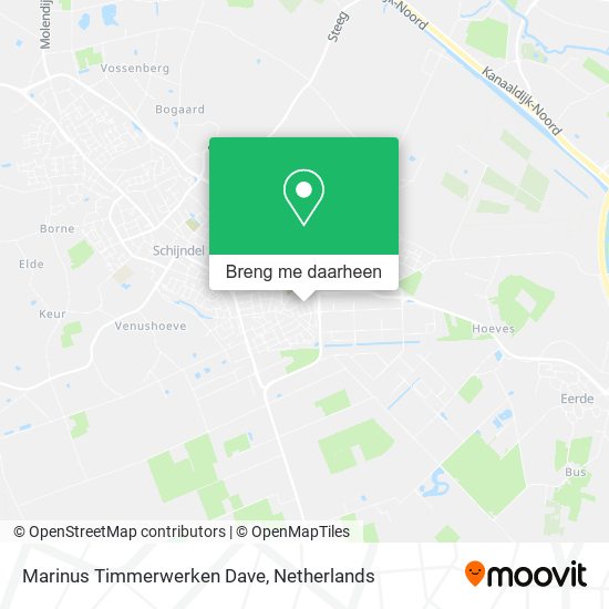 Marinus Timmerwerken Dave kaart
