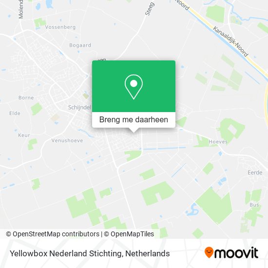 Yellowbox Nederland Stichting kaart