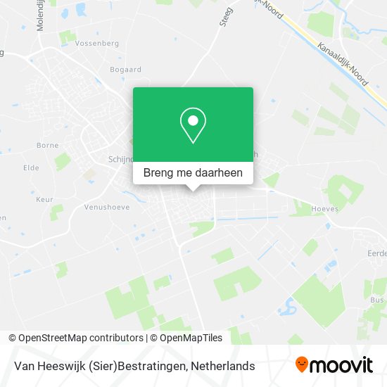 Van Heeswijk (Sier)Bestratingen kaart