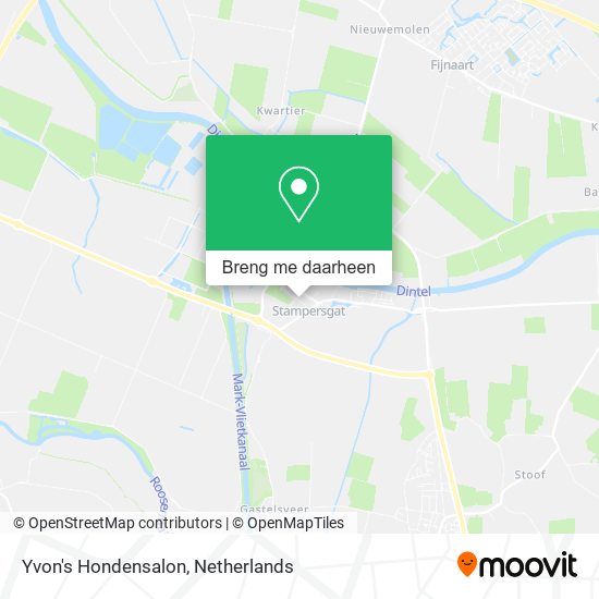 Yvon's Hondensalon kaart